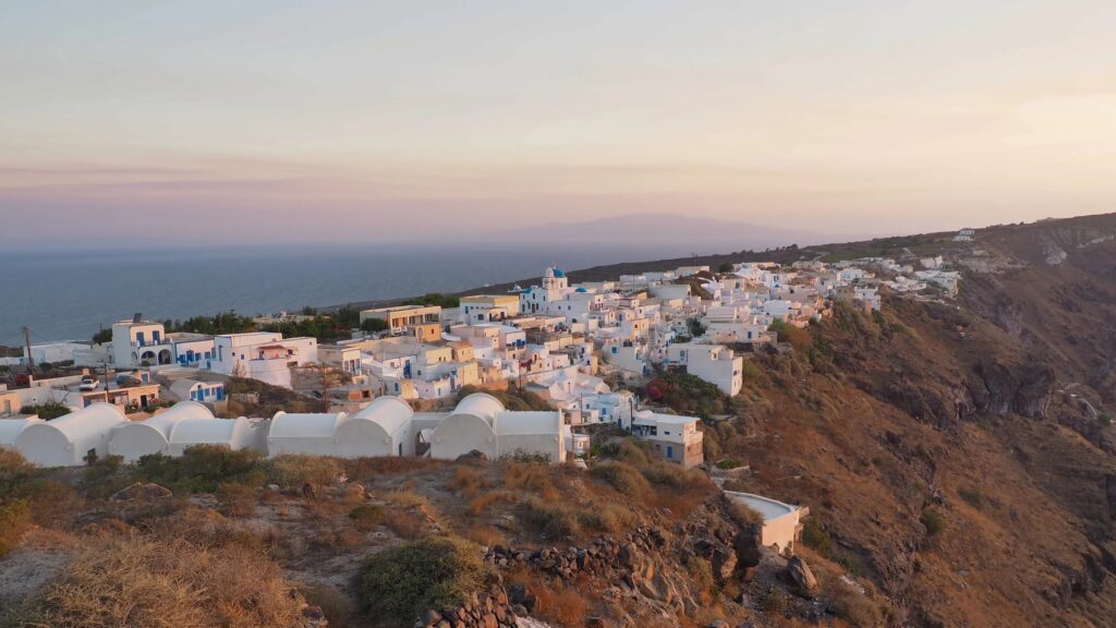 Santorini’s Hidden Hiking Trails: Walking from Vourvoulos to the Sea 